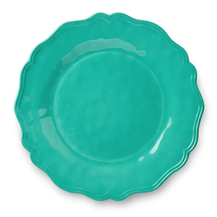 PerryTealDinnerPlateCoastalCompassHomeDecor